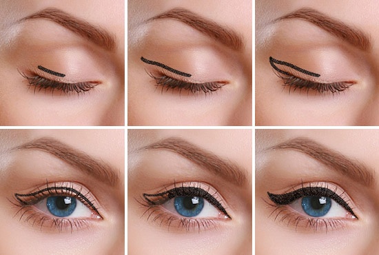 How To Apply Eyeliner Step by Step with Pictures