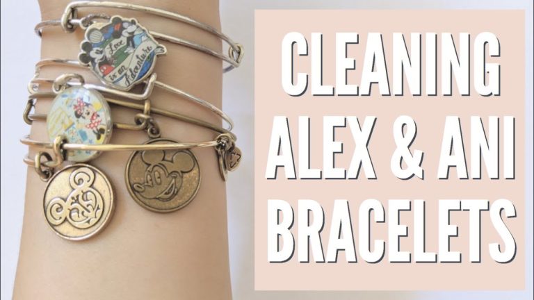 how to clean alex and ani bracelets